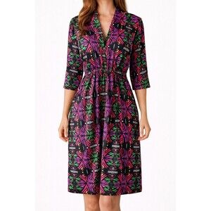 Vfish Multicolor Floral Print Dress Size Medium